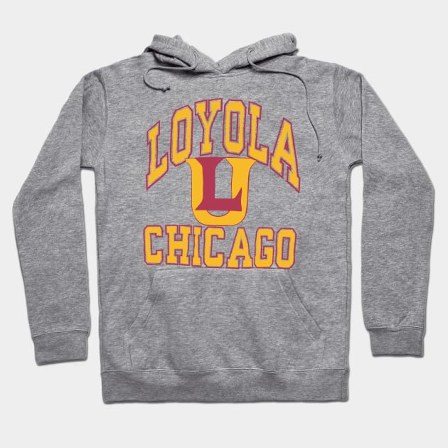 Loyola Chicago Basketball Hoodie by Vamp Pattern